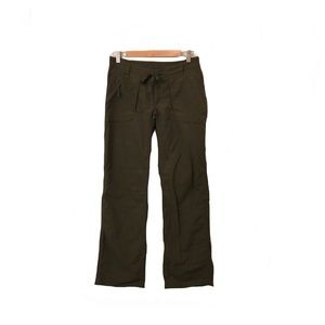 NORTH FACE Olive Green Hiking Pants Roll-Up 4